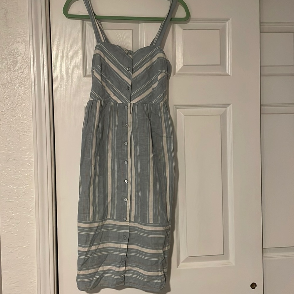 Universal Thread Size Small Sundress, Button Up - image 1